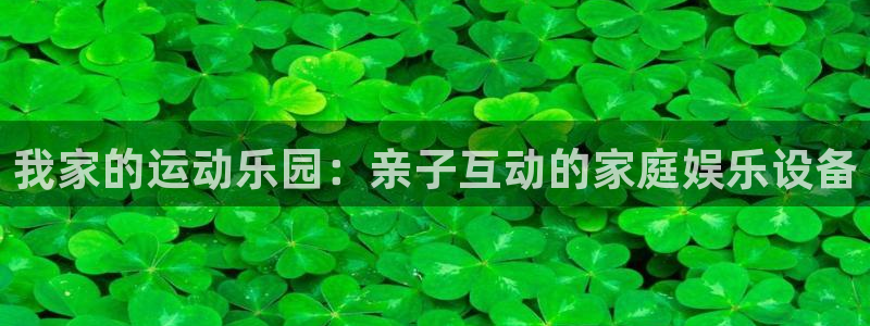 南宫大舞台官网下载是干嘛的公司:我家的运动乐园:亲子互动的家